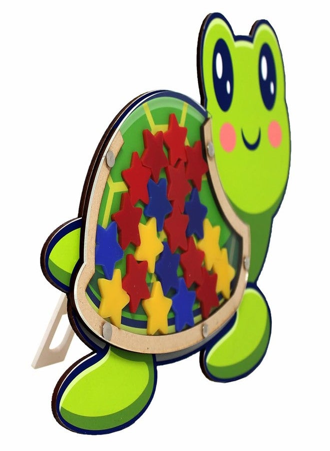 The Rosette Imprint Reward Jar for Kids | Star & Smiley Token System | Reward for Kids Behaviour | Reward Stars | Daily Chores Tracker | Positive Reinforcement Tool | Turtle Design - Image 4